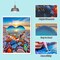 Love Beach Diamond Painting Kits for Adults, 5D DIY Diamond Art Kits for Adults & Beginner, Full Drill Diamond Art Paint with Round Diamonds, DIY Gem Painting Kit